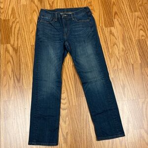 Levi's Men’s 514 Dark Blue Straight Jeans Size W29-L30